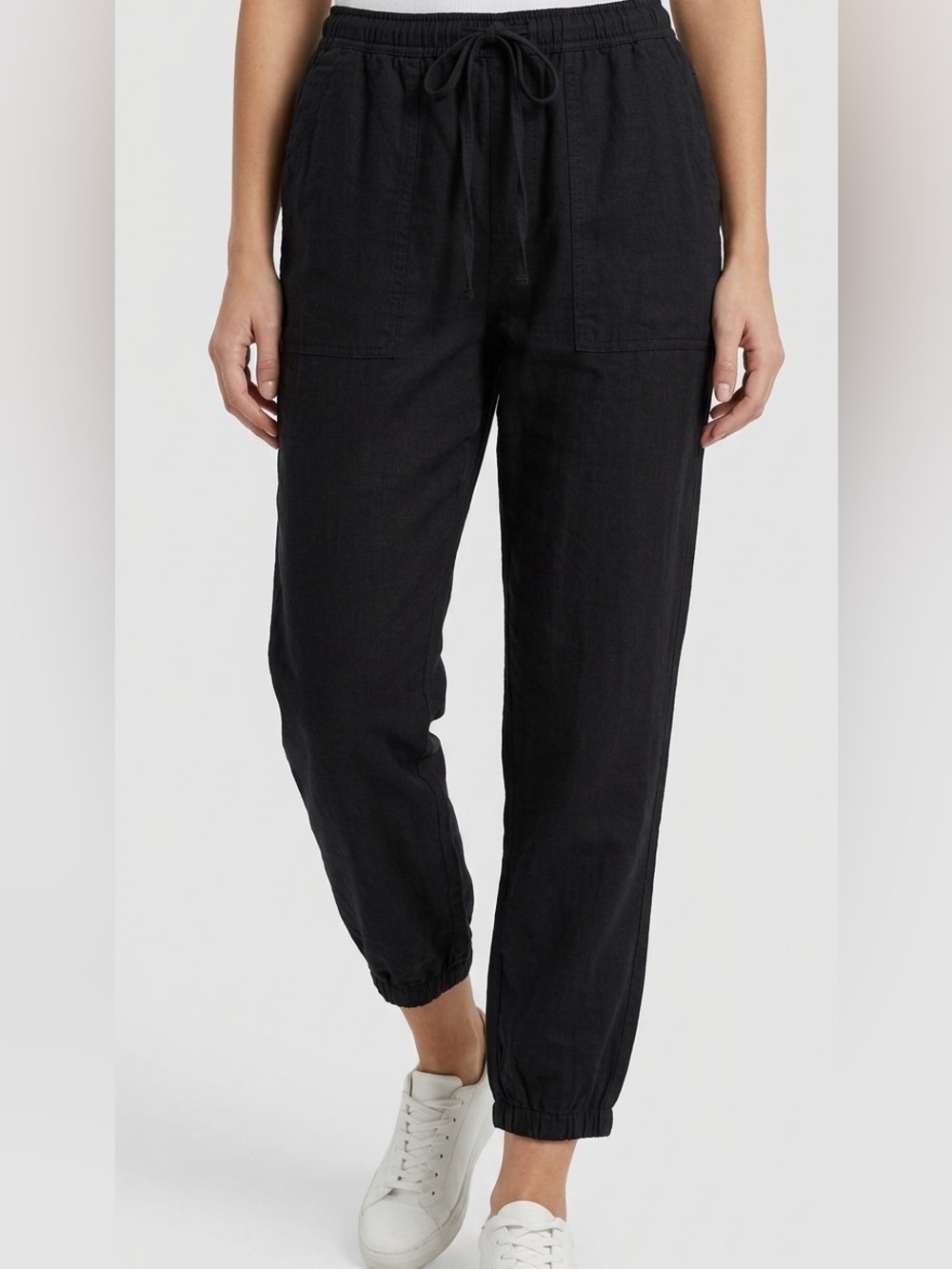 Zara Drawstring Jogger Style Black Pants